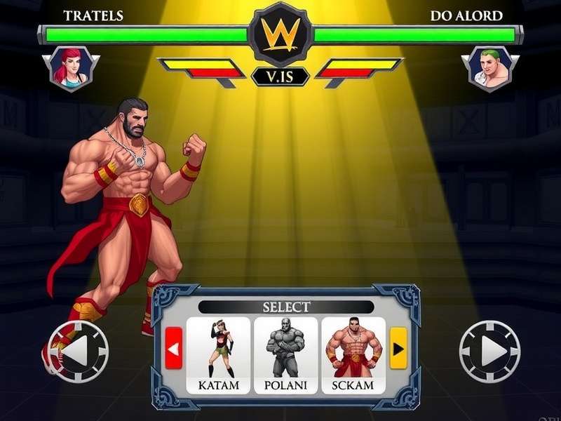 Ultimate Warrior Confront character selection screen